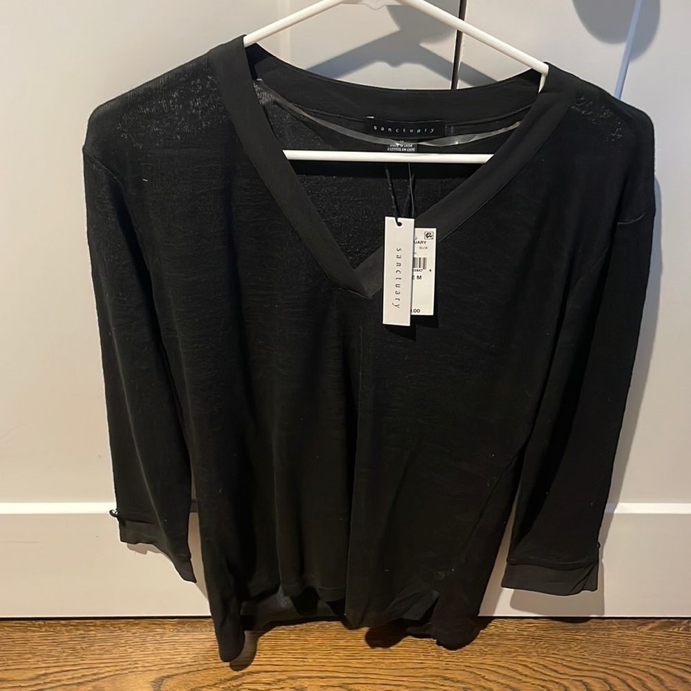 BNWT SANCTUARY Gina Mix Tee SIZE M